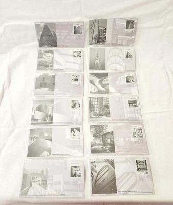 12 - FIRST DAY STAMPS - MASTER OF MODERN AMERICAN ARCHITECTURE