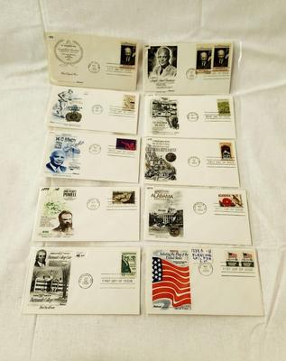 10 - FIRST DAY STAMPS - 1969 MIX THEME