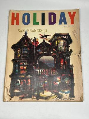 Vintage Holiday Magazine San Francisco 1961 City Culture Local Advertisement