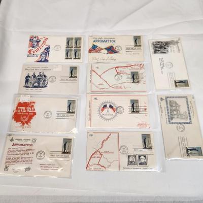 11 - 1965 - CIVIL WAR CENTENNIAL 1ST DAY STAMPS