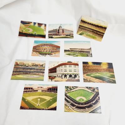 2001 BASEBALL LEGENDARY PLAYING FIELD POSTCARD - 1ST ISSUE STAMP BUNDLE