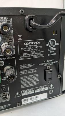 Onkyo TX-SR705 Receiver