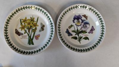 Portmeirion Botanic Garden Plates and Jar w/ Lid