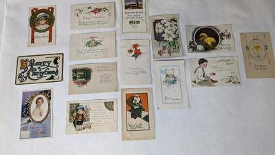 Antique Holiday Post Cards
