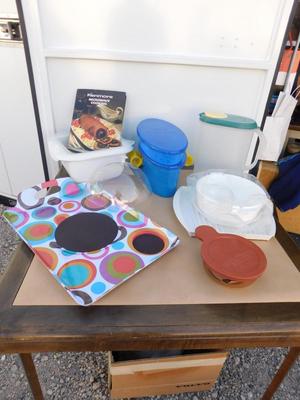 DUMB WAITER/BREAKFAST TRAY AND SOME NEAT MICROWAVABLE GOODS