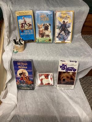 GREAT KID FLICKS, ALL NIB VHS MOVIES, NEVER HAVE HAD THE PLEASURE OF BEING PLAYED!