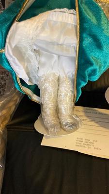DANBURY MINT STORYBOOK RAPUNZEL DOLL AND PORCELAIN BABY JESSICA