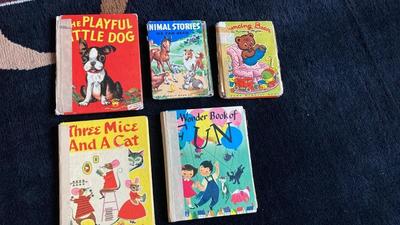 VERY OLD CHILDREN'S BOOKS. (IN ROUGH SHAPE)