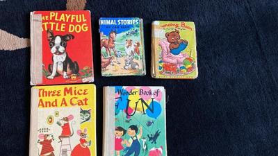 VERY OLD CHILDREN'S BOOKS. (IN ROUGH SHAPE)
