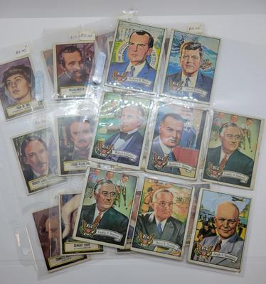 LOT 62: Historical Figures Trading Cards