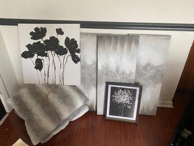 Lovely Grouping of Silver/Gray and Black