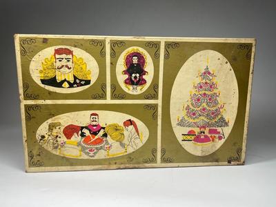 Vintage Art Deco Department Store Christmas Holiday Box
