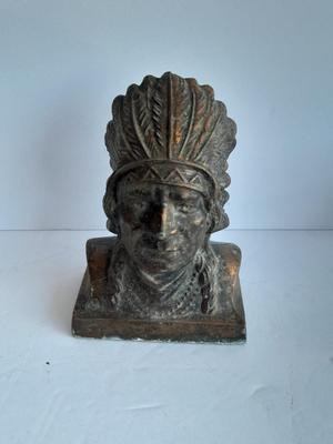 Diecast Native American Chief Apachee National bank of Boulder.