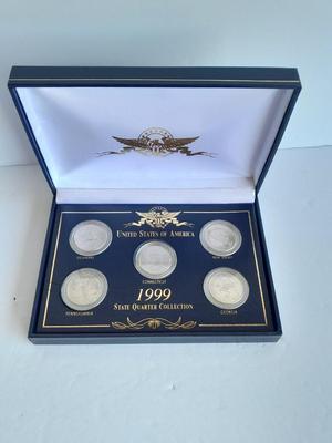 United States of America 1999 State Quarter Collection Delaware, Pennsylvania, Georgia, and New Jersey