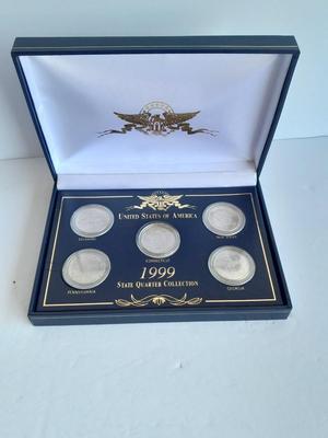 United States of America 1999 State Quarter Collection Delaware, Pennsylvania, Georgia, and New Jersey