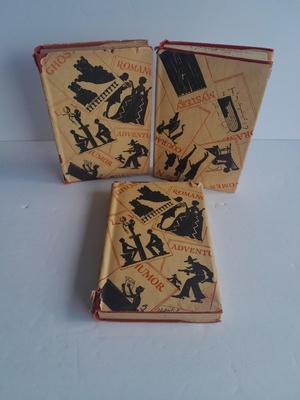 Three vintage hardback books Humor, Courage, and Love Grant Overton Funk & Wagnalls