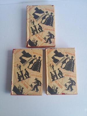 Three vintage hardback books Humor, Courage, and Love Grant Overton Funk & Wagnalls