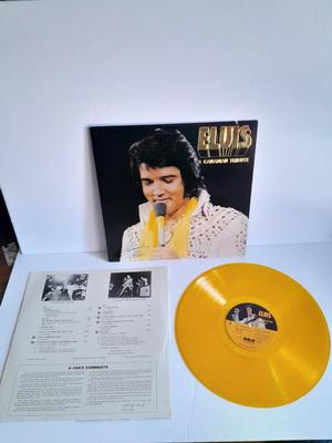 Vintage Elvis Presley A Canadian Tribute Special Gold Album LP Vinyl 12" Record