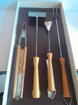 Vintage The Washburn Company Outdoor Barbecue Tools New in Box NICE SET!