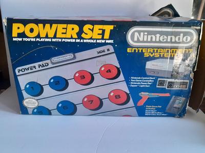 NES Nintendo Power Set Power Pad with Games, Gun, and Nintendo console