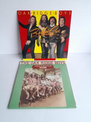 Oakridge Boy's 12" LP Vinyl Record Albums In great condition! Bobbie Sue and Y'all come back Saloon