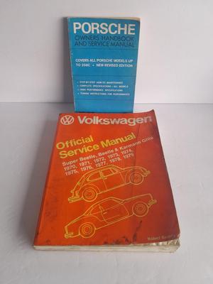 Porche owner's handbook and service manual and Volkswagen Official service Manual