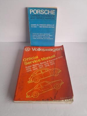 Porche owner's handbook and service manual and Volkswagen Official service Manual