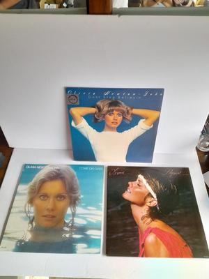 Three Olivia Newton John Vinyl LP 12" Record Albums in great condition!