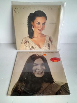 Two Crystal Gayle Vinyl LP 12" Record Albums in great condition!
