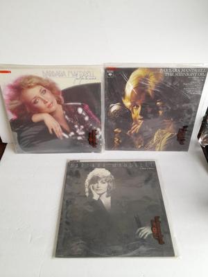 Three Barbara Mandrell Vinyl LP 12" Record Albums in great condition!