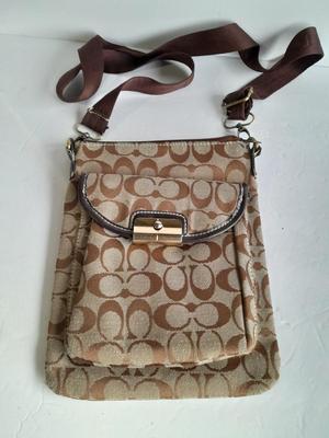COACH Monogram small crossbody shoulder bag