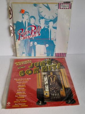Rock & Roll best 20 Japanese label and Juke Box Hits LP 12" Vinyl Record Albums in Great condition!