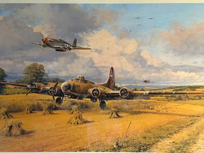 â€œOUT OF FUEL, AND SAFELY HOMEâ€ SIGNED AND NUMBERED PRINT BY ROBERT TAYLOR