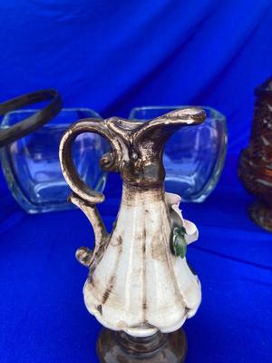 Cool Retro Plastic Purse ðŸ‘œ, Libby Votive Cups and an Amber Votive Candle Holder