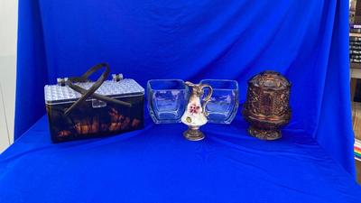 Cool Retro Plastic Purse ðŸ‘œ, Libby Votive Cups and an Amber Votive Candle Holder