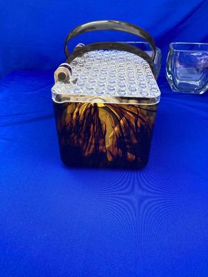 Cool Retro Plastic Purse ðŸ‘œ, Libby Votive Cups and an Amber Votive Candle Holder