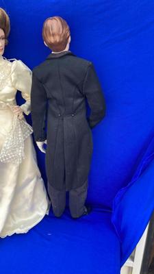 FRANKLIN MINT HEIRLOOM COLLECTIONS BRIDE AND GROOM