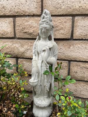 Mystic Buddhist Bodhisattva Religious Icon Garden Figurine Statue