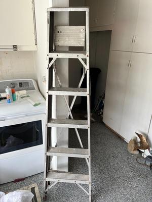 Used Metal Home Improvement Ladder
