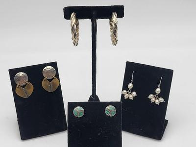 Sterling Silver Earring Lot