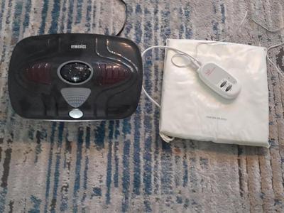 Homedics massager and electric heating pad