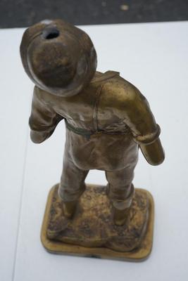 ANTIQUE BRONZE FIGURE OF YOUNG BOY