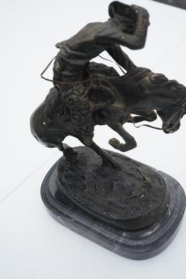 FREDRIC REMINGTON BRONZE " RATTLESNAKE" BRONZE  REPRODUCTION