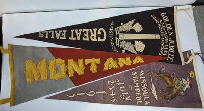 Antique Montana Pennants