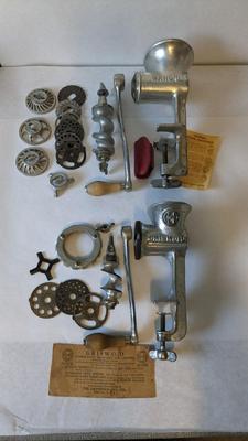 Griswold Meat Grinder and Ward Food Chopper