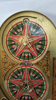 Lindstrom's Gold Star Table Top Pinball, Star Checkers, and More!