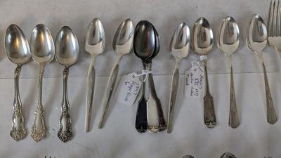 Large Silverplate Flatware Assortment