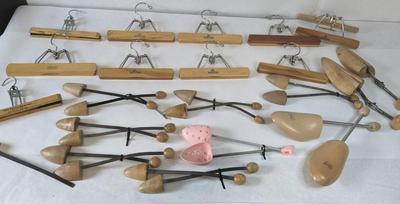 Wood Hangers and Shoe Forms