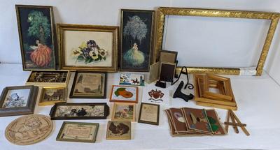 Antique Frames and Framed Art