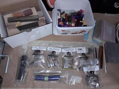 Cigar pen making supplies, Hardwoods, and woodcraft Pen clips, tips, Pen 24k Gold  insides.